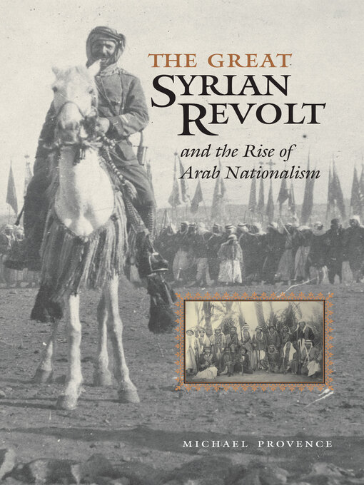 Cover of The Great Syrian Revolt and the Rise of Arab Nationalism